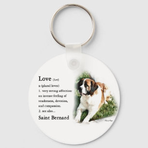 Saint Bernard Lovers Sleutelhanger