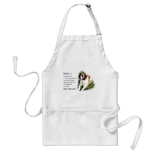 Saint Bernard Lovers Standaard Schort (Voorkant)