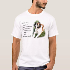 Saint Bernard Lovers T-shirt