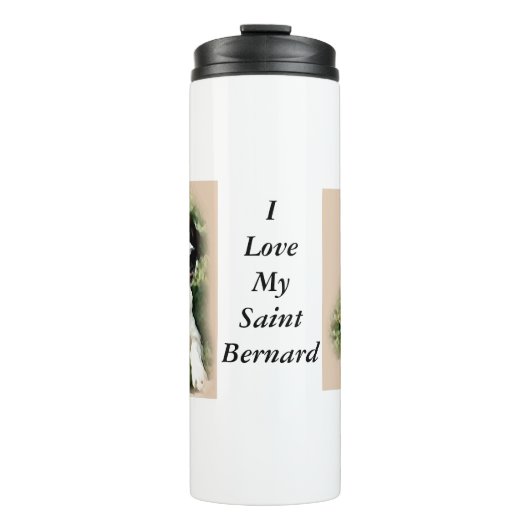 Saint Bernard Lovers Thermosbeker (Voorkant)