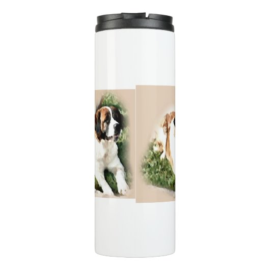 Saint Bernard Lovers Thermosbeker (Achterkant)