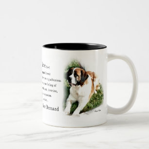 Saint Bernard Lovers Tweekleurige Koffiemok