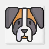 Saint Bernard Magneet (Voorkant)