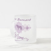 Saint Bernard mama Matglas Koffiemok (Voorkant links)