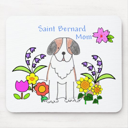 Saint Bernard Mousepad Muismat (Voorkant)