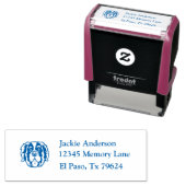 SAINT BERNARD | Naam en retouradres Zelfinktende Stempel (In situ)