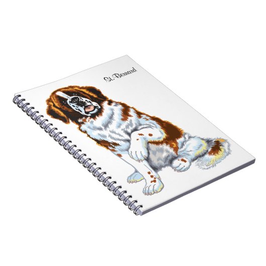 saint bernard notitieboek (Rechterzijde)