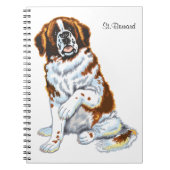 saint bernard notitieboek (Voorkant)