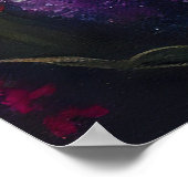 Saint Bernard op een peddel: Een Schilderachtig av Poster (Hoek)