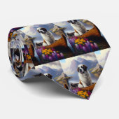 Saint Bernard op een peddel: Een Schilderachtig av Stropdas (Opgerold)