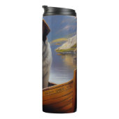 Saint Bernard op een peddel: Een Schilderachtig av Thermosbeker (Geroteerd rechts)