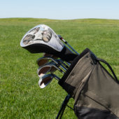 Saint Bernard Painting - Cute Original Dog Art Golfheadcover (Insitu)