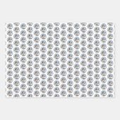 Saint Bernard Painting - Cute Original Dog Art Inpakpapier Vel (Voorkant 2)