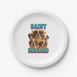 Saint Bernard  Papieren Bordje