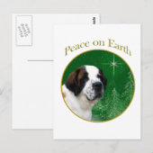 Saint Bernard Peace Briefkaart (Voorkant / Achterkant)
