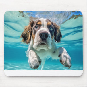 Saint Bernard Pet Hond Dier Fun Spelen Muismat