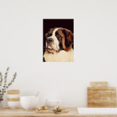 Saint Bernard Poster (Keuken)