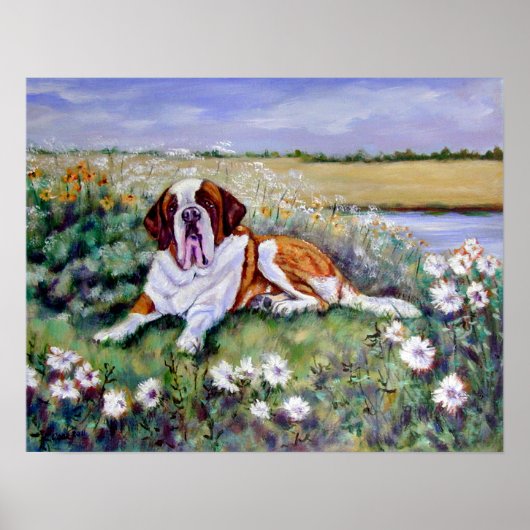 Saint Bernard Print (Voorkant)