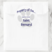 Saint Bernard Property Sticker (Tas)