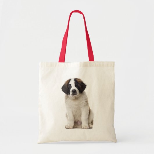 Saint Bernard Puppy Dog - St Bernard Love Tote Bag (Voorkant)