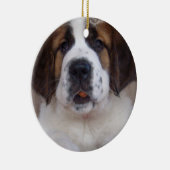 Saint Bernard Puppy Ornament (Rechts)