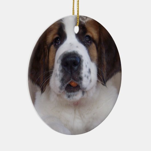 Saint Bernard Puppy Ornament (Rechts)