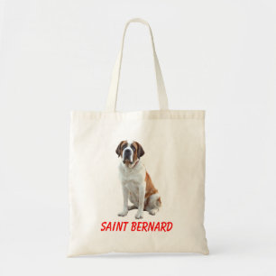 Saint Bernard Puppydog Canvas Boodschappentas Tote Bag