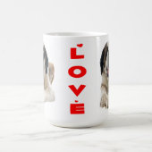 Saint Bernard Red Love Puppy Dog - St. Bernard Koffiemok (Center)