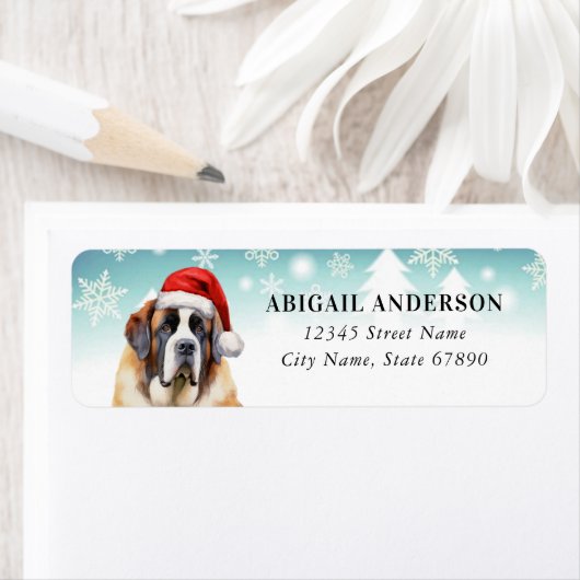 Saint Bernard Retouradreslabels Etiket (Insitu)