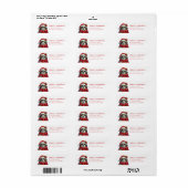 Saint Bernard Retouradreslabels Etiket (Full Sheet)