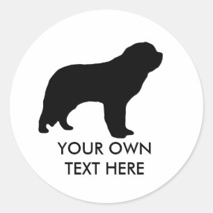 Saint Bernard Ronde Sticker