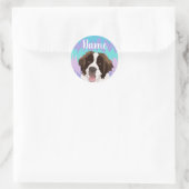  Saint Bernard Ronde Sticker (Tas)