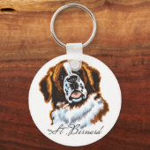 saint bernard sleutelhanger (Voorkant)