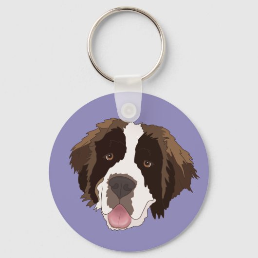 Saint Bernard Sleutelhanger (Voorkant)