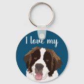 Saint Bernard Sleutelhanger (Voorkant)