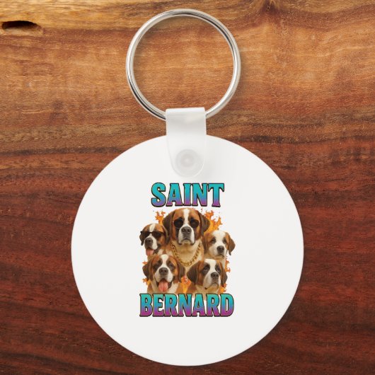 Saint Bernard  Sleutelhanger (Voorkant)