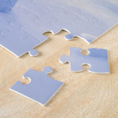 Saint Bernard Snowy Mountain Lodge Christmas Dog Legpuzzel (Zijkant)