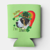 Saint Bernard St Patricks Day Blikjeskoeler (Achterkant)