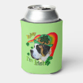 Saint Bernard St Patricks Day Blikjeskoeler (Blikje Achterkant)