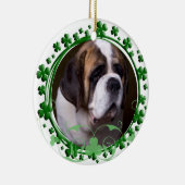 Saint Bernard St. Patrick's Day Ornament (Rechts)