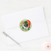 Saint Bernard St Patricks Day Ronde Sticker (Envelop)
