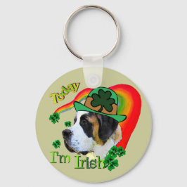 Saint Bernard St Patricks Day Sleutelhanger