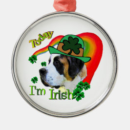 Saint Bernard St Patricks Metalen Ornament