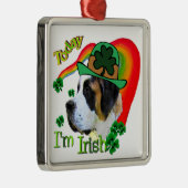 Saint Bernard St Patricks Metalen Ornament (Rechts)