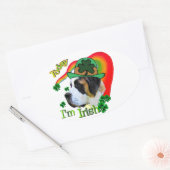 Saint Bernard St Patricks Ovale Sticker (Envelop)