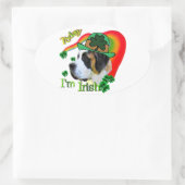 Saint Bernard St Patricks Ovale Sticker (Tas)