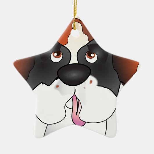 Saint Bernard Star Ornament (Voorkant)