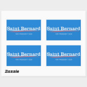 Saint Bernard-Sticker Rechthoekige Sticker (Vel)