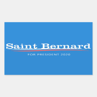 Saint Bernard-Sticker Rechthoekige Sticker