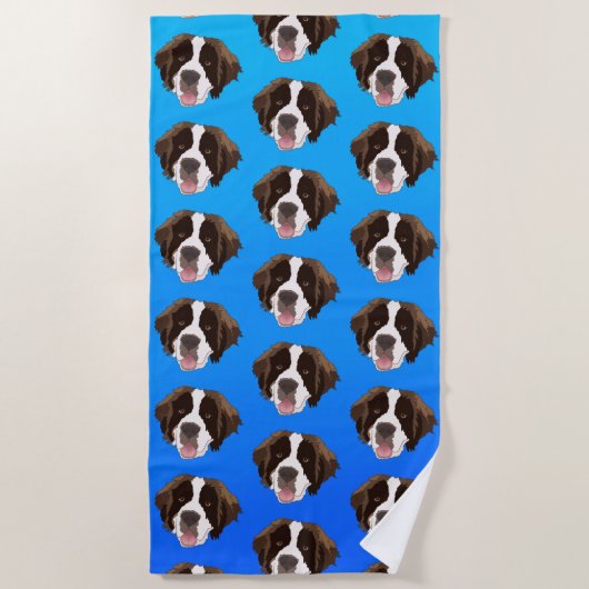 Saint Bernard Strandlaken (Voorkant)